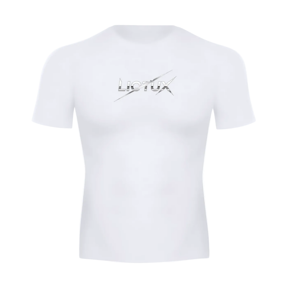 Liotux Short Sleeve T-Shirt – Black Minimalist Crewneck