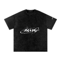 Liotux Snow Washed Oversized T-Shirt – Unisex Drop Shoulder